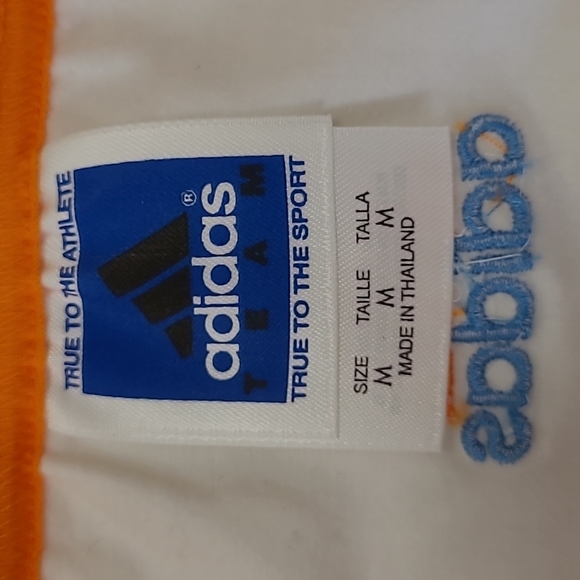 NEW Tennessee Adidas Vintge UT Lady Vols Tennis Skirt Orange White Logo Split Md - Picture 7 of 9